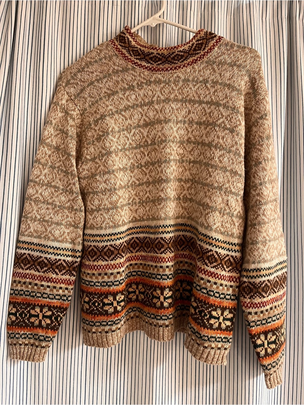 Vintage Heirloom Collectibles Fair Isle Crewneck Sweater